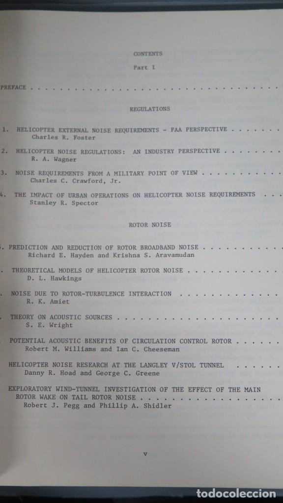 Libros de segunda mano: HELICOPTER ACOUSTICS. NASA. 1978. 2 TOMOS - Foto 2