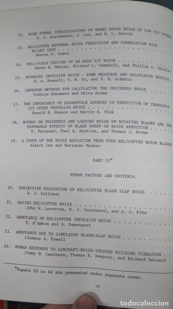 Libros de segunda mano: HELICOPTER ACOUSTICS. NASA. 1978. 2 TOMOS - Foto 3