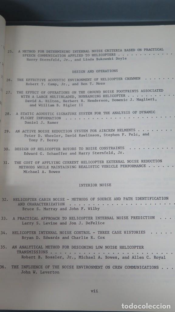 Libros de segunda mano: HELICOPTER ACOUSTICS. NASA. 1978. 2 TOMOS - Foto 4