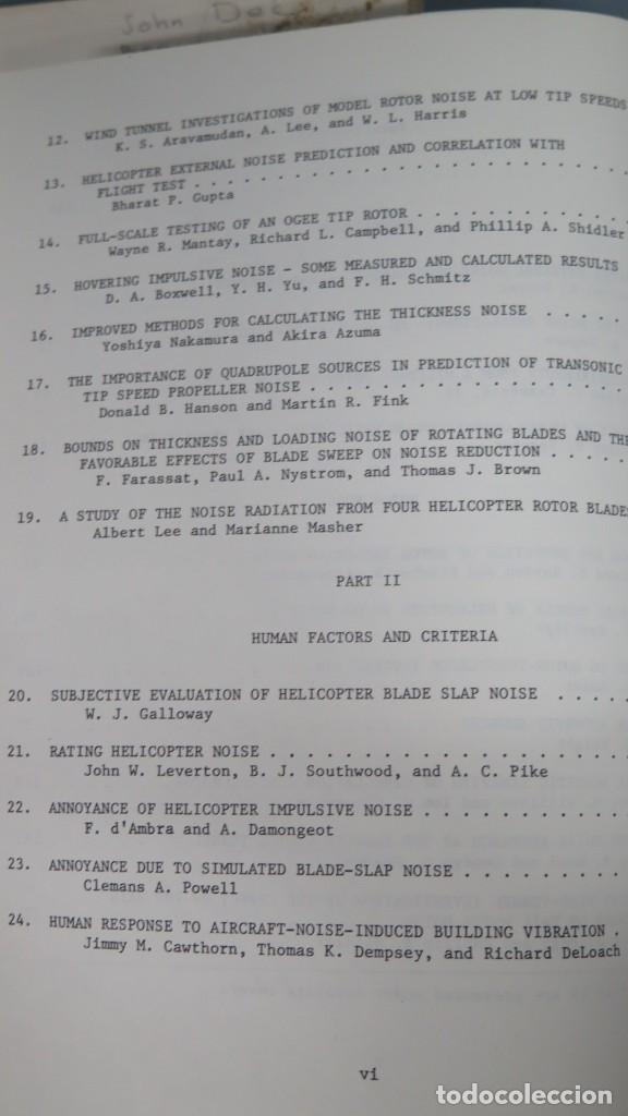 Libros de segunda mano: HELICOPTER ACOUSTICS. NASA. 1978. 2 TOMOS - Foto 7