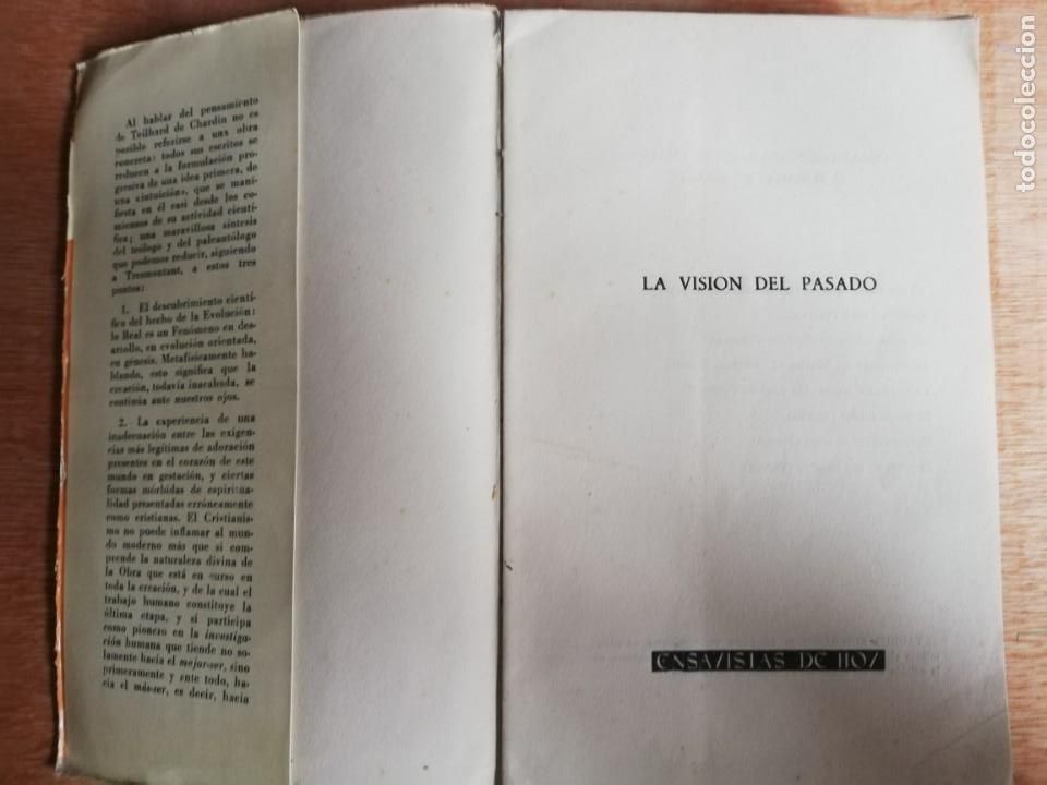 Libros de segunda mano: La visi&oacute;n del pasado. P. Teilhard de Chardin. 2&ordf; Edic. 1961, ED. Taurus - Foto 2
