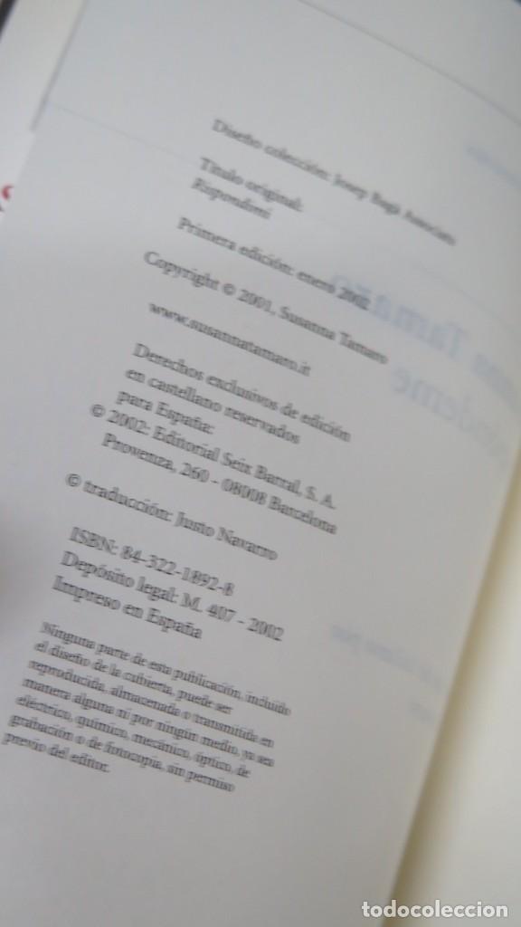 Libros de segunda mano: 2002.- RESPONDEME. SUSANA TAMARO - Foto 2