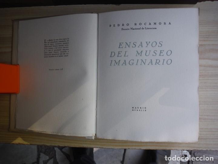 Libros de segunda mano: ROCAMORA, Pedro. - ENSAYOS DEL MUSEO IMAGINARIO - Foto 1