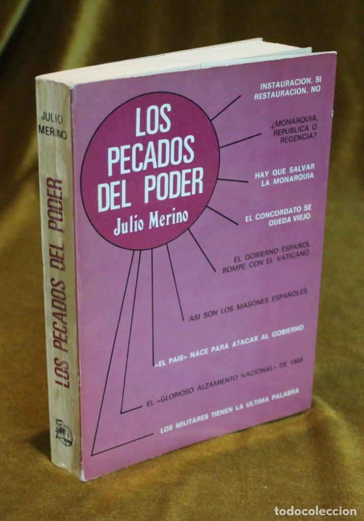 Libros de segunda mano: Los pecados del poder,Julio Merino,Editor G. Del Toro,1974. - Foto 1
