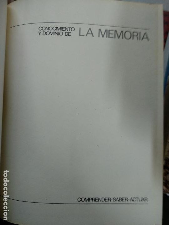 Libros de segunda mano: CONOCIMIENTO Y DOMINIO DE LA MEMORIA - CHAUCHARD, PAUL - Foto 2