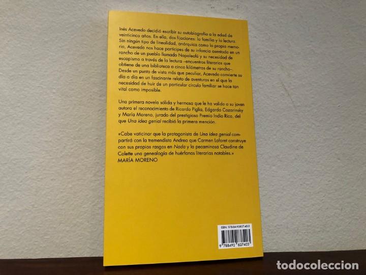 Libros de segunda mano: Una idea genial. In&eacute;s Acevedo. Editorial Alpha Decay. - Foto 2