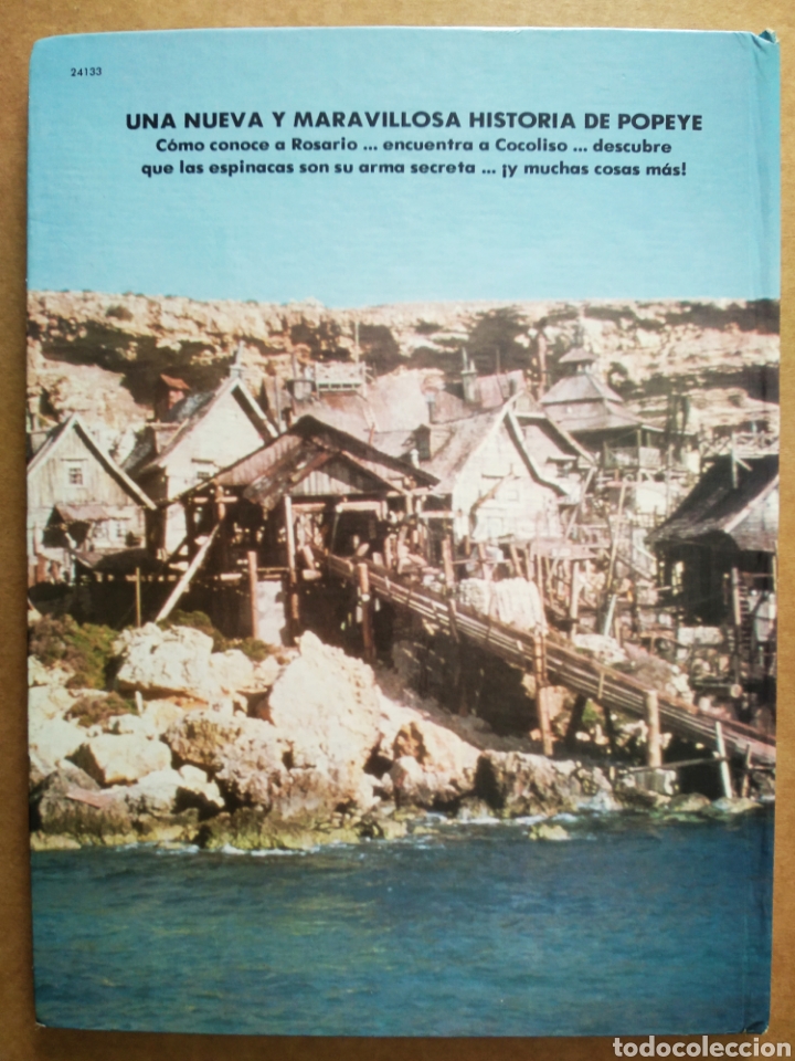 Libros de segunda mano: Popeye: El Libro de la Pel&iacute;cula (Di&aacute;fora, 1981). Con fotogramas a color. - Foto 2