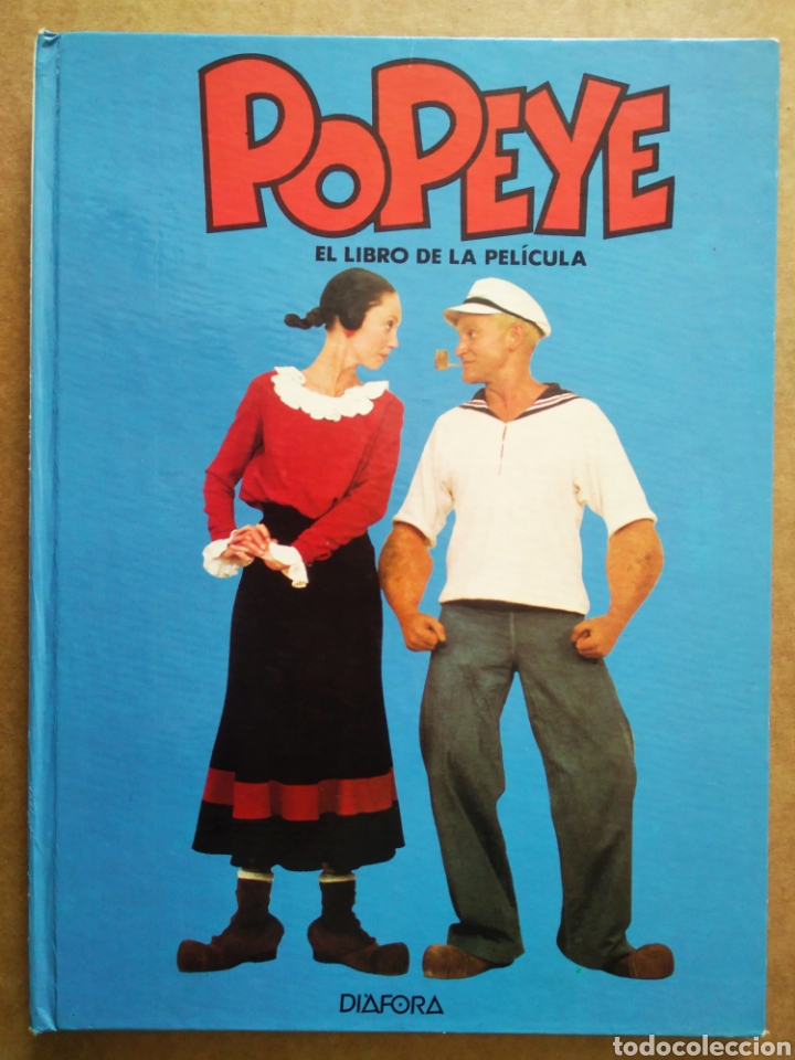Libros de segunda mano: Popeye: El Libro de la Pel&iacute;cula (Di&aacute;fora, 1981). Con fotogramas a color. - Foto 1