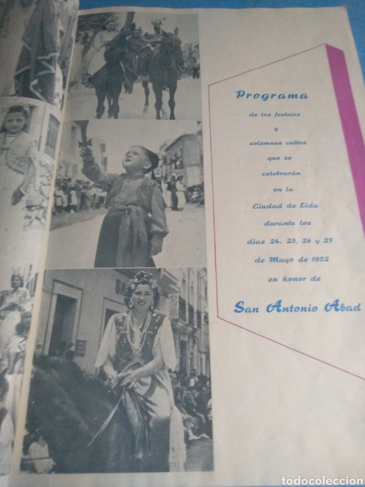Libros de segunda mano: Libro de fiestas, Moros y Cristianos ELDA A&ntilde;o 1952 - Foto 11