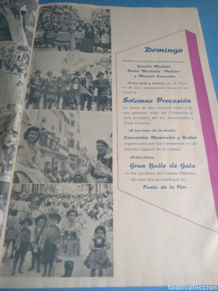 Libros de segunda mano: Libro de fiestas, Moros y Cristianos ELDA A&ntilde;o 1952 - Foto 12