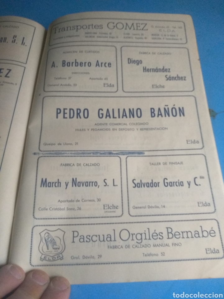 Libros de segunda mano: Libro de fiestas, Moros y Cristianos ELDA A&ntilde;o 1952 - Foto 16