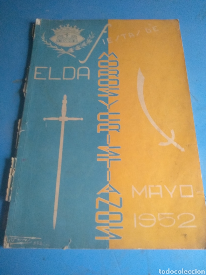 Libros de segunda mano: Libro de fiestas, Moros y Cristianos ELDA A&ntilde;o 1952 - Foto 1