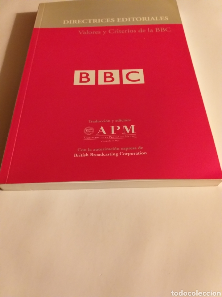 Libros de segunda mano: Directrices editoriales . Valores y criterios de la BBC . . 2007 - Foto 3