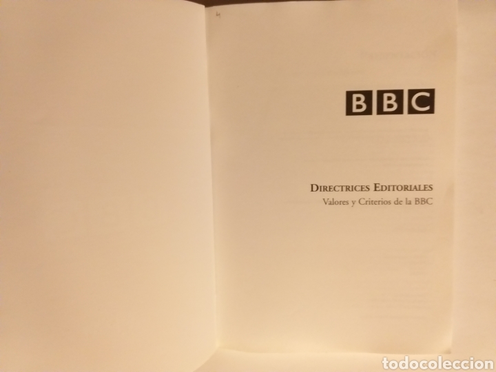 Libros de segunda mano: Directrices editoriales . Valores y criterios de la BBC . . 2007 - Foto 5