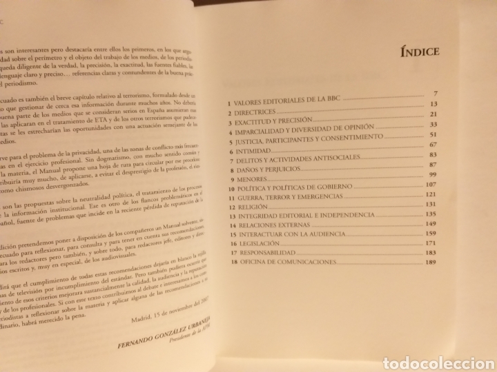 Libros de segunda mano: Directrices editoriales . Valores y criterios de la BBC . . 2007 - Foto 7
