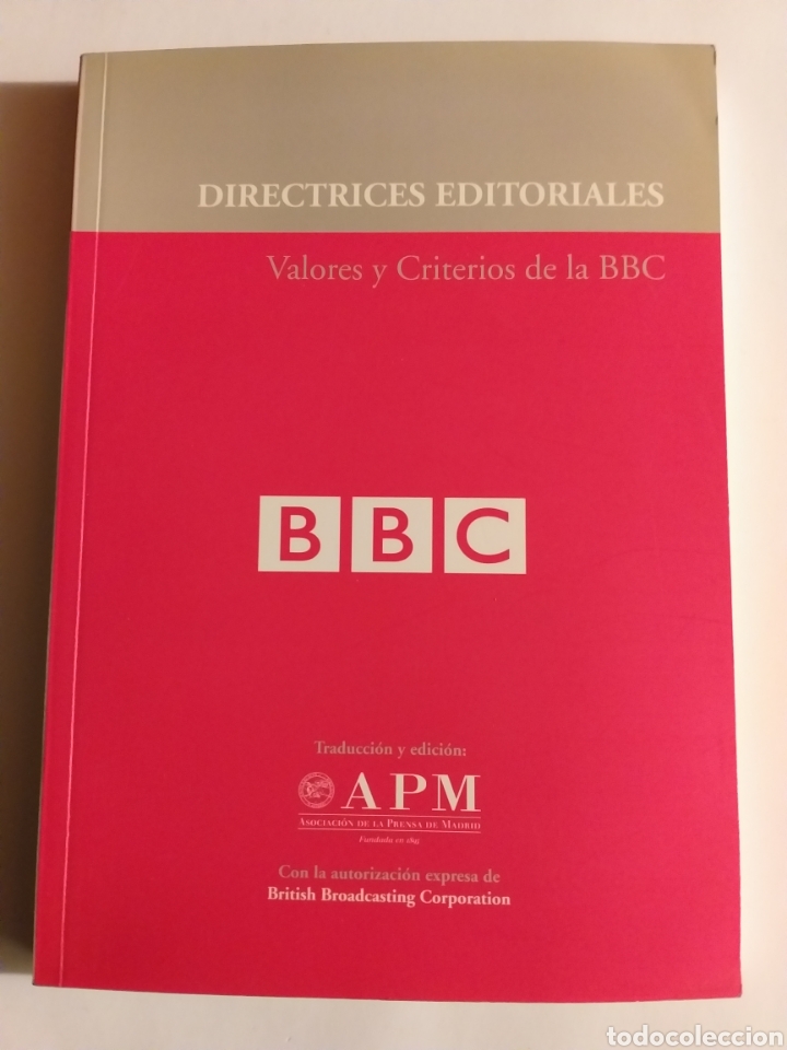 Libros de segunda mano: Directrices editoriales . Valores y criterios de la BBC . . 2007 - Foto 1