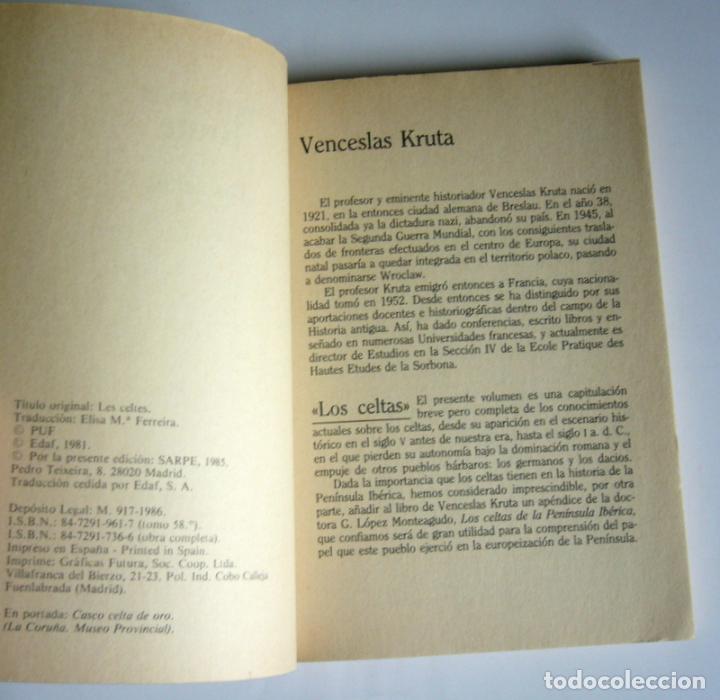 Libros de segunda mano: LOS CELTAS - VENCESLAS KRUTA - Foto 2