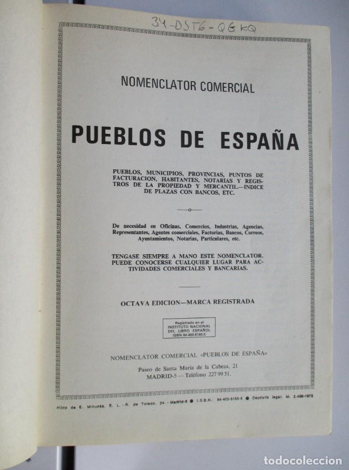Gebrauchte B&uuml;cher: PUEBLOS DE ESPA&Ntilde;A Nomenclator comercial
