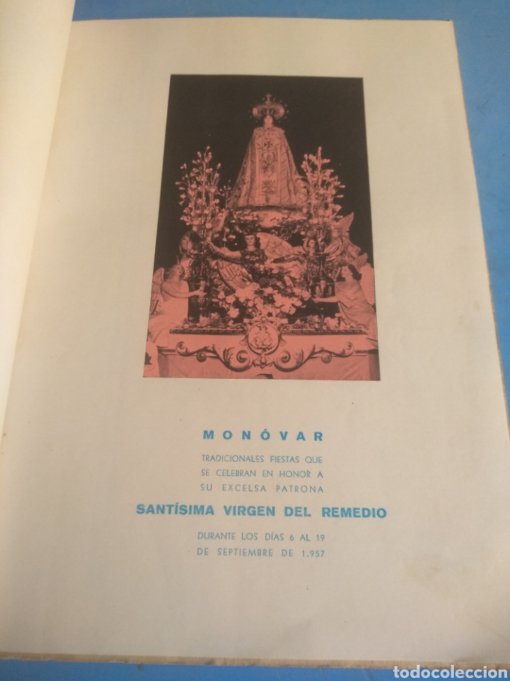Libros de segunda mano: Libro de fiestas Mon&oacute;var, septiembre 1957 - Foto 2