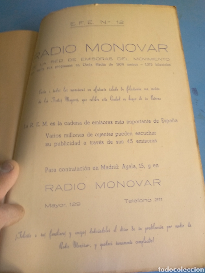 Libros de segunda mano: Libro de fiestas Mon&oacute;var, septiembre 1957 - Foto 10