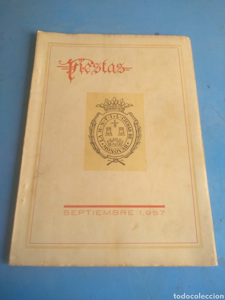 Libros de segunda mano: Libro de fiestas Mon&oacute;var, septiembre 1957 - Foto 1