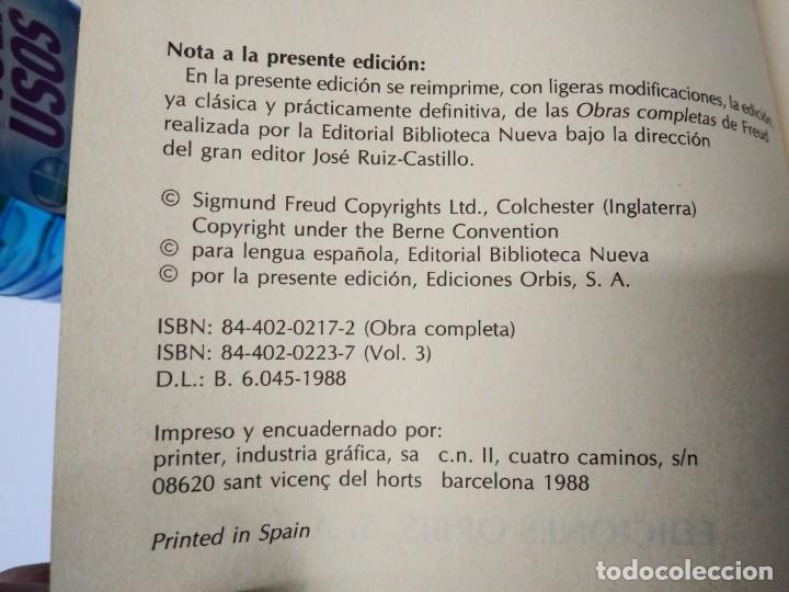 Libros de segunda mano: Libro FREUD volumen 3 Ensayo XVII LA INTERPRETACI&Oacute;N DE LOS SUE&Ntilde;OS Orbis - Foto 2