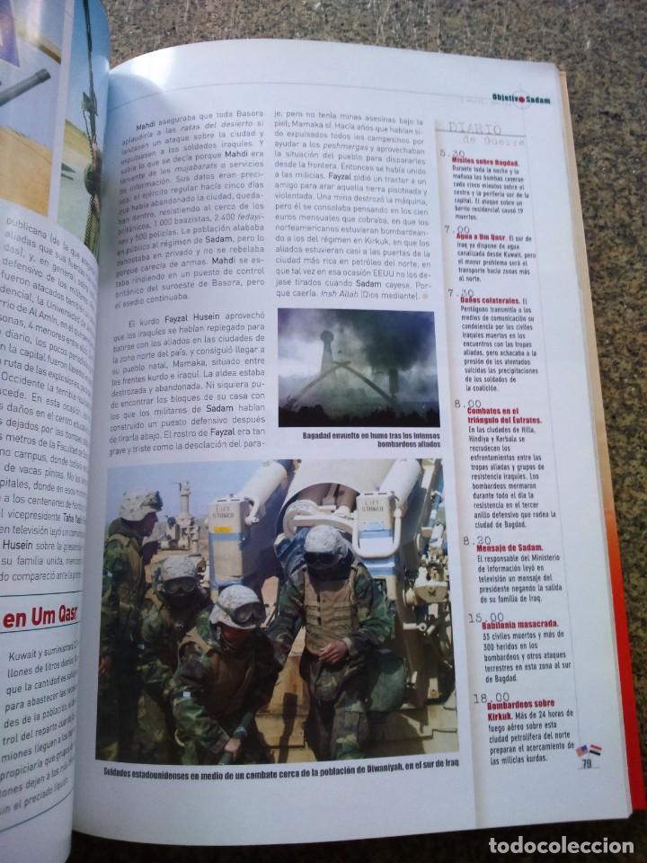 Libros de segunda mano: OBJETIVO SADAN -- EL LIBRO DE LA GUERRA -- LA VOZ DE GALICIA 2003 -- - Foto 2