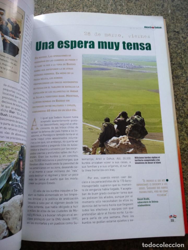 Libros de segunda mano: OBJETIVO SADAN -- EL LIBRO DE LA GUERRA -- LA VOZ DE GALICIA 2003 -- - Foto 3