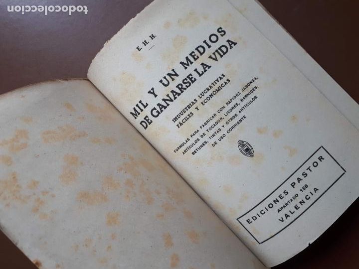 Libros de segunda mano: Mil y un medios de ganarse la vida - Ediciones Pastor - Foto 2