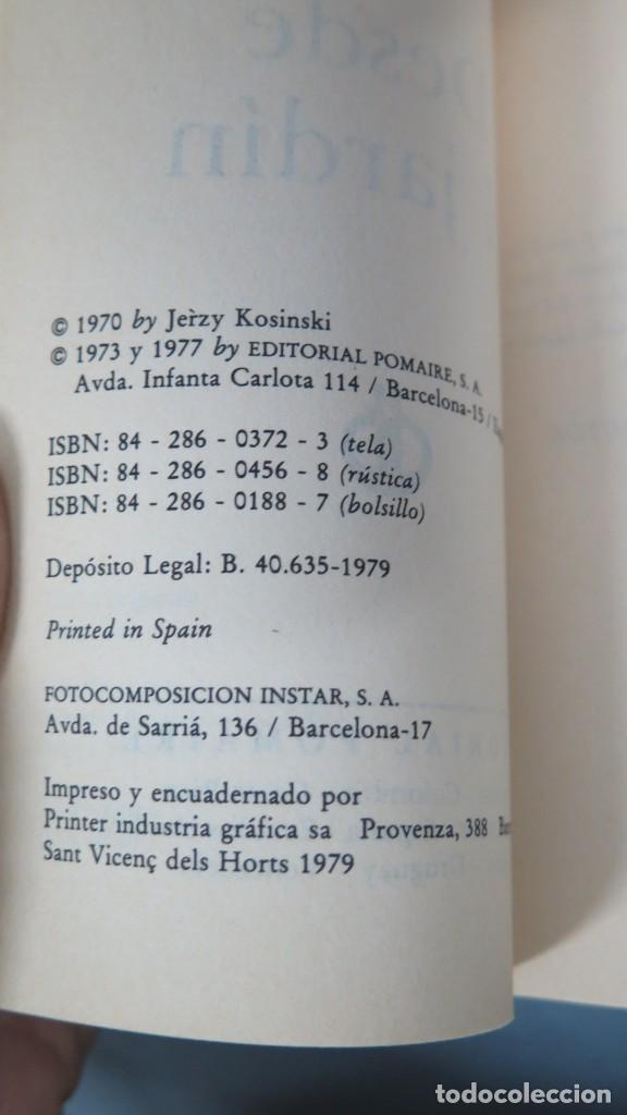 Libros de segunda mano: 1979.- DESDE EL JARDI. KOSINSKI - Foto 2