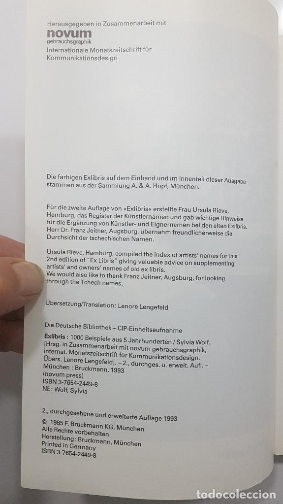 Libros de segunda mano: Sylvia Wolf. Exlibris. 1000 Examples From Five Centuries. 1993 - Foto 7