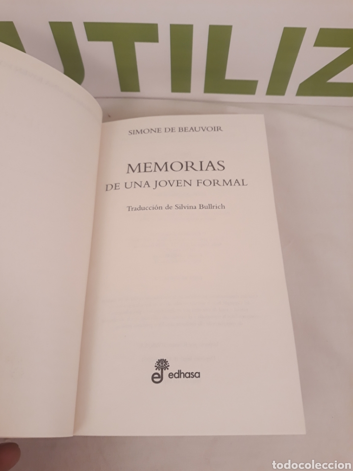 Libros de segunda mano: Simone de Beauvoir. Pocket edhasa. - Foto 3