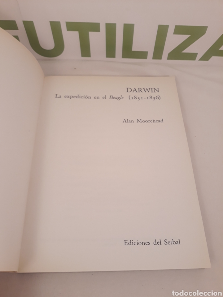 Libros de segunda mano: Darwin. La expedicion en el Beagle. Alan Moorehead. - Foto 3