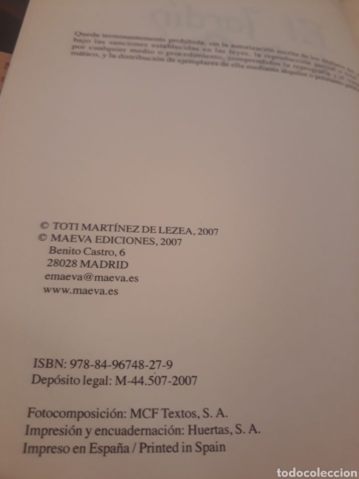 Libros de segunda mano: El jardin de la oca. Toti martinez de ledeza. - Foto 4
