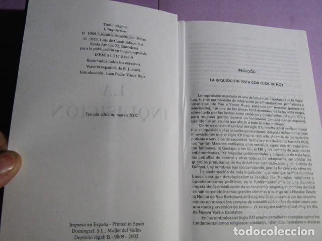 Libros de segunda mano: LA INQUISICI&Oacute;N;  PIERRE DOMINIQUE - Foto 3