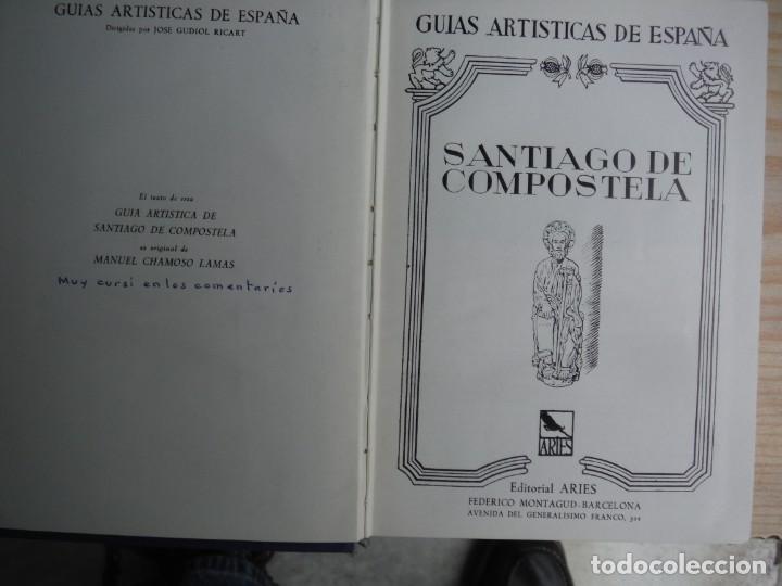 Libros de segunda mano: CHAMOSO LAMAS, Manuel - SANTIAGO DE COMPOSTELA - Foto 1