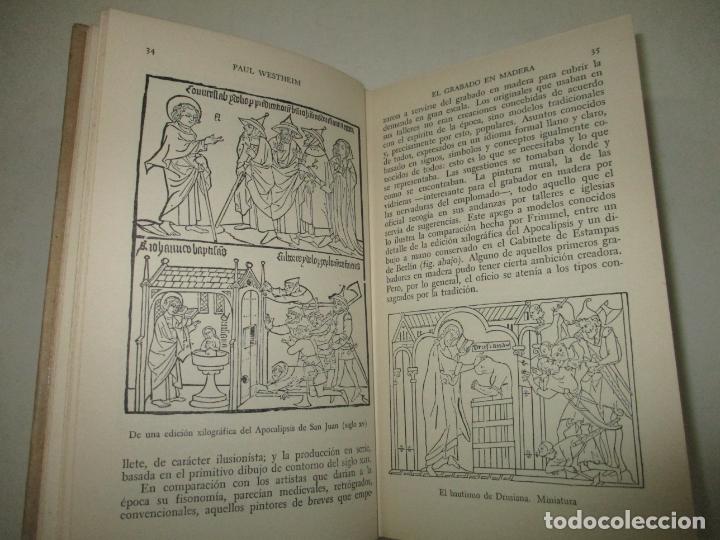 Libros de segunda mano: EL GRABADO EN MADERA. WESTHEIM, Paul. 1954. - Foto 3