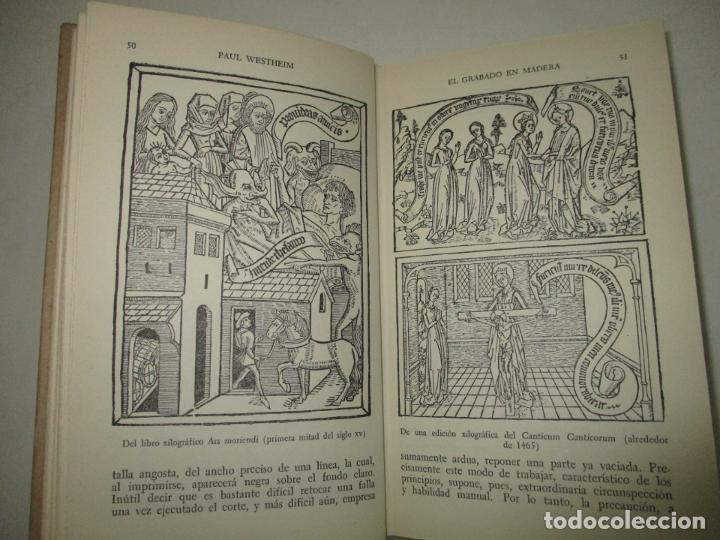 Libros de segunda mano: EL GRABADO EN MADERA. WESTHEIM, Paul. 1954. - Foto 4