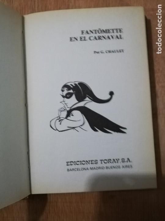 Libros de segunda mano: FANTOMETTE EN EL CARNAVAL. GEORGES CHAULET - Foto 3