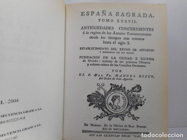 Libros de segunda mano: MANUEL RISCO     Espa&ntilde;a sagrada Oviedo ( 3 Tomos)     Y98827T - Foto 4