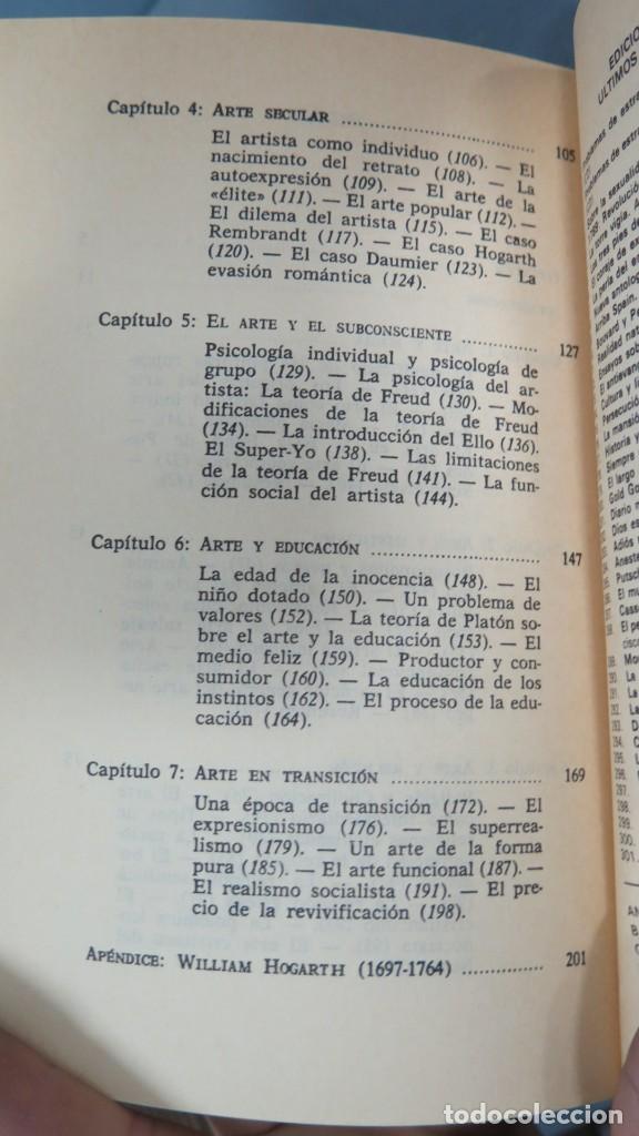 Libros de segunda mano: ARTE Y SOCIEDAD. HERBERT READ - Foto 3