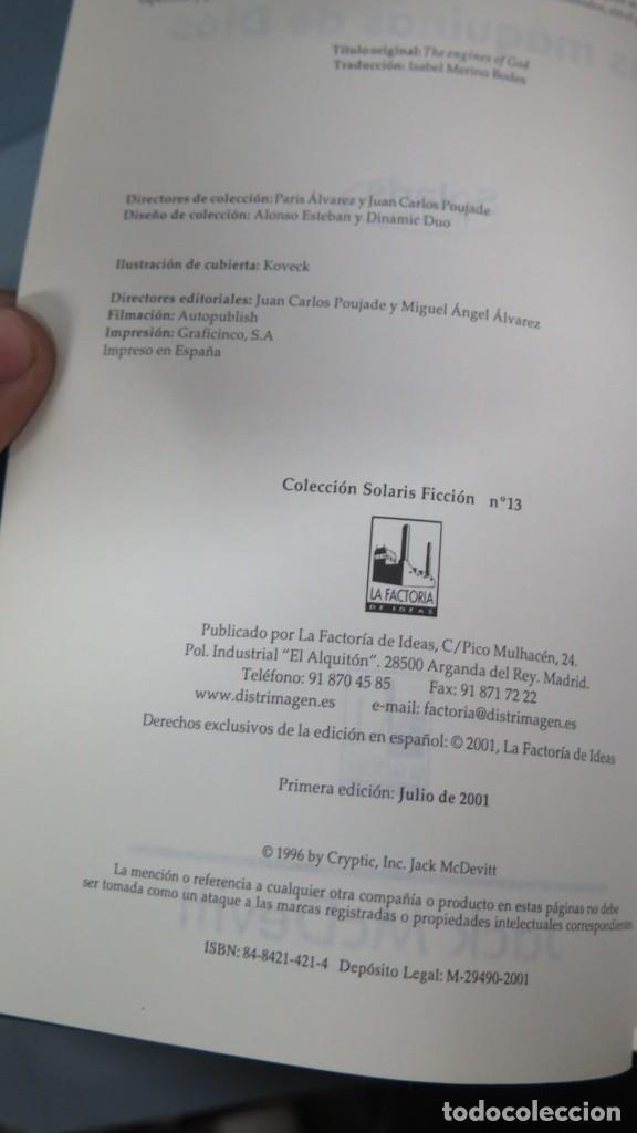 Libros de segunda mano: 2001.- LAS MAQUINAS DE DIOS. McDEVITT - Foto 3