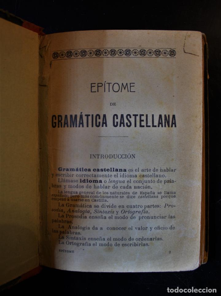 Libros de segunda mano: Ep&iacute;tome de gram&aacute;tica castellana. - Foto 1