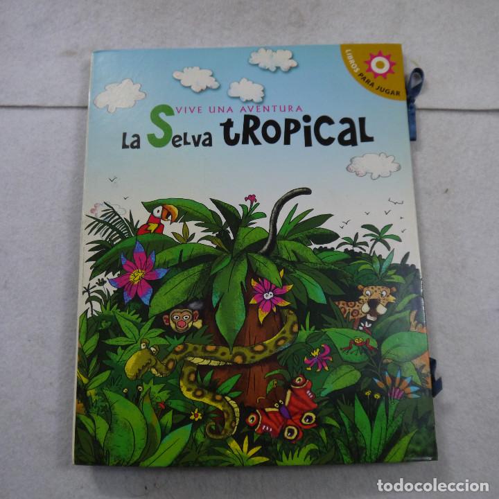 Libros de segunda mano: VIVE UNA AVENTURA. LA SELVA TROPICAL. LIBRO EN 3D - Foto 1