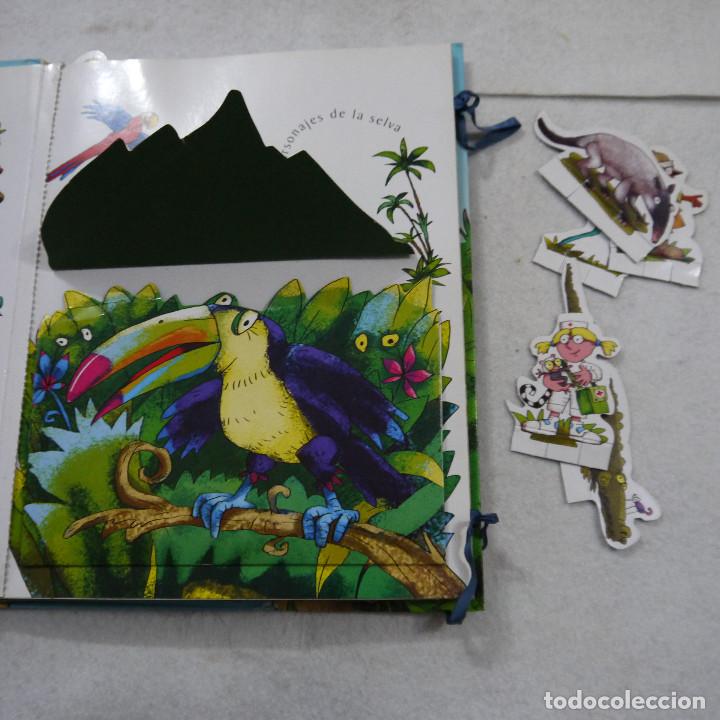 Libros de segunda mano: VIVE UNA AVENTURA. LA SELVA TROPICAL. LIBRO EN 3D - Foto 2