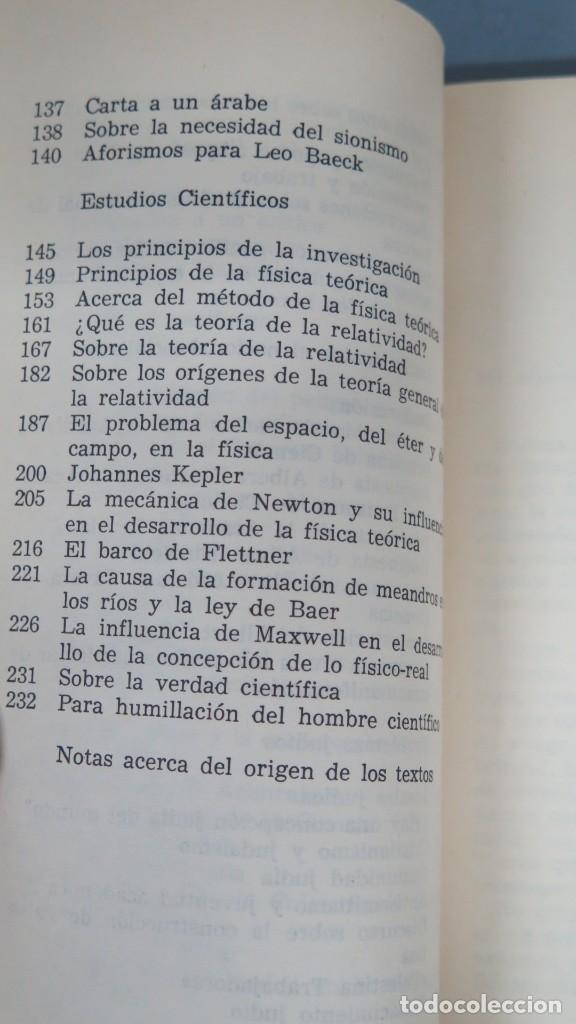 Libros de segunda mano: MI VISION DEL MUNDO. ALBERT EINSTEIN - Foto 5