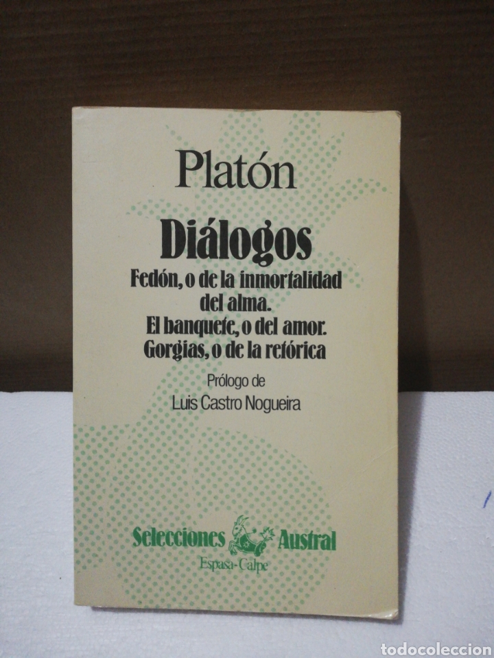 Libros de segunda mano: Di&aacute;logos ,Plat&oacute;n .Editorial austral - Foto 1