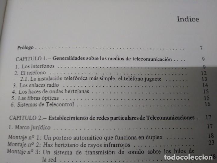 Libros de segunda mano: Libro a&ntilde;o 1983 INTERFONOS Y TELEFONOS Paraninfo - Foto 2