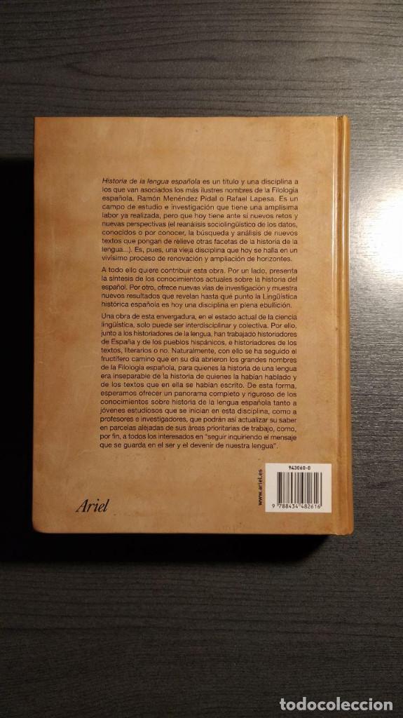 Libros de segunda mano: Historia de la lengua espa&ntilde;ola Rafael Cano. Ariel - Foto 3