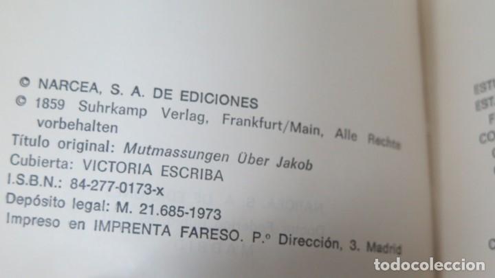 Libros de segunda mano: 1973.- CONJETURAS SOBRE JACOK. JOHNSONS - Foto 2